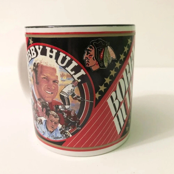 1994 Sports Impressions Chicago Blackhawks Bobby Hull No 9 Mug - Picture 5 of 14